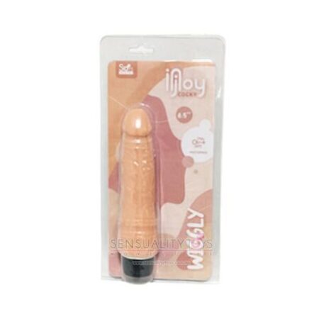 COCKY - WIGGLY 6.5” VIBRATOR - FLESH - Imagen 3