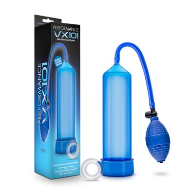 PERFORMANCE - VX101 MALE ENHANCEMENT PUMP - BLUE