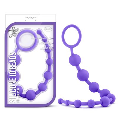 LUXE - SILICONE 10 BEADS - PURPLE