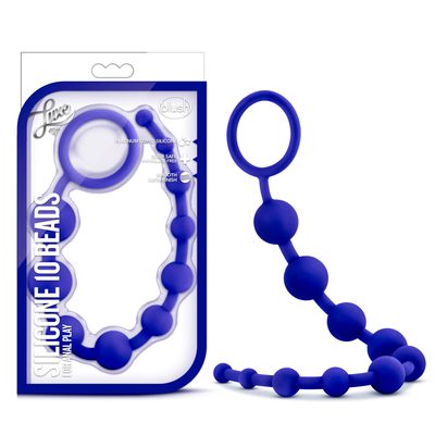 LUXE - SILICONE 10 BEADS - INDIGO