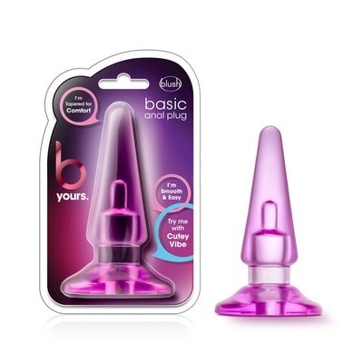 B YOURS - BASIC ANAL PLUG - PINK
