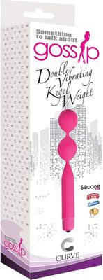 GOSSIP - DOUBLE VIBE KEGEL WEIGHT - MAGENTA
