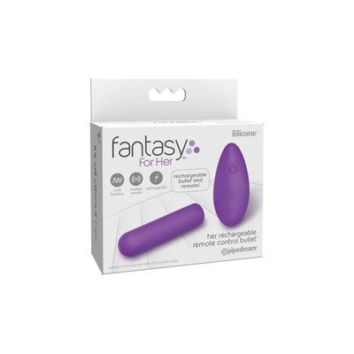 FANTASY FOR HER - HER RECHARGEABLE REMOTE CONTROL BULLET - Imagen 5
