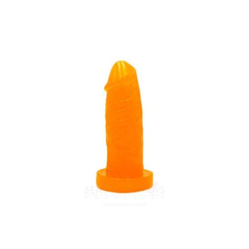 MINI DILDO SUAVE 4.25" - PUCKY POCKETS - MEYS - NARANJA