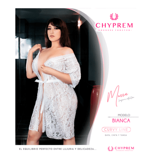LENCERÍA CHYPREM – MODELO BIANCA – MUSSA COLLECTION - CURVY LINE