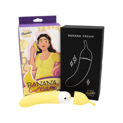 Banana Cream Air Pulse & G Spot Vibrator