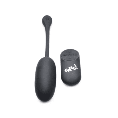 BANG! 28X PLUSH EGG & REMOTE CONTROL - BLACK