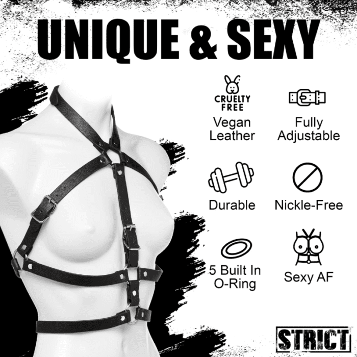 AH222 STRICT FEMALE BODY HARNESS- L/XL