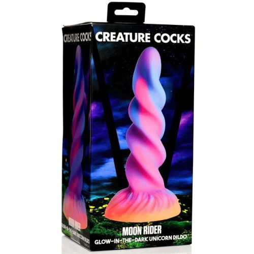 CC Moon Rider Glow-in-the-Dark Unicorn Dildo