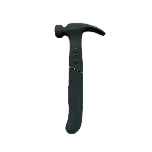 SWEET HAMMER MASSAGER - VIBRADOR DOBLE CON FORMA MARTILLO - NEGRO