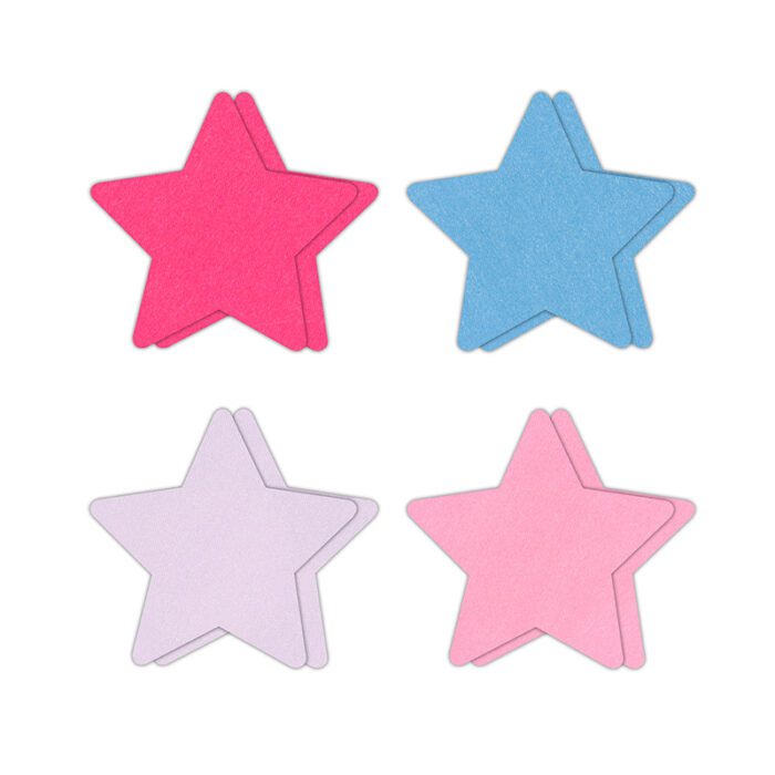 PRETTY PASTIES - STAR II - ASSORTED - 4 PAIR