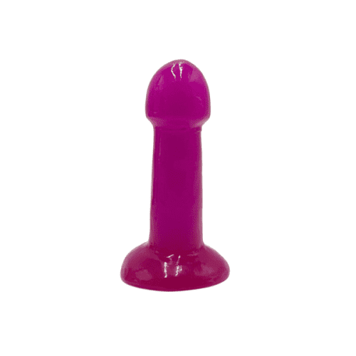 MINI DILDO SUAVE 4.75" - PUCKY POCKETS - WANDER - MORADO