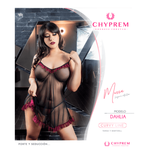 LENCERÍA CHYPREM – MODELO DHALIA – MUSSA COLLECTION - CURVY LINE