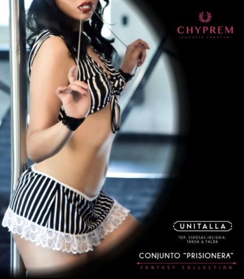 LENCERÍA CHYPREM - FANTASY COLLECTION - MODELO PRISIONERA