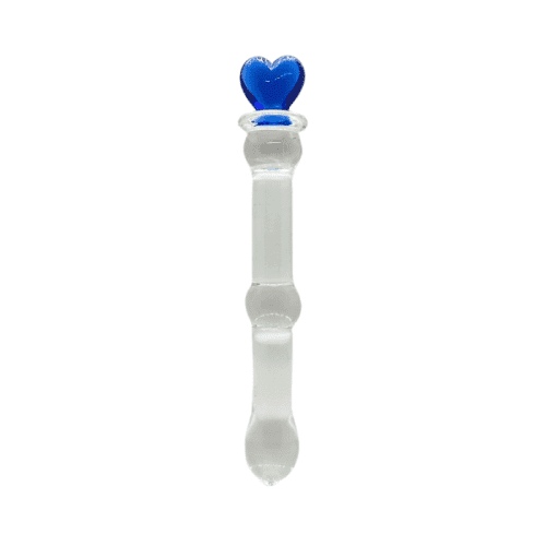 VARITA ESTIMULANTE CRISTAL CON VARIANTE - CORAZON AZUL