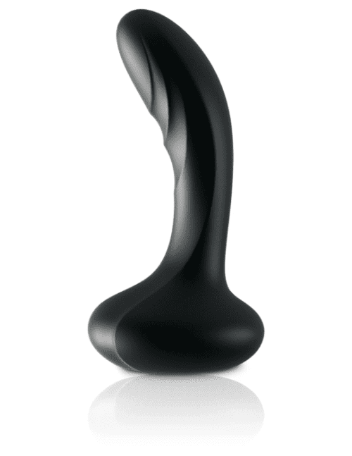 SIR RICHARD'S CONTROL ULTIMATE SILICONE P-SPOT MASSAGER - BLACK