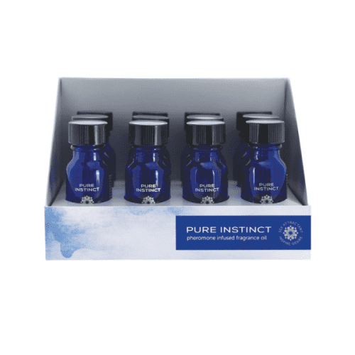 PURE INSTINCT PHEROMONE OIL TRUE BLUE DISPLAY