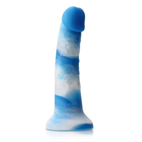 COLOURS - PLEASURES - YUM YUM 7" DILDO - BLUE