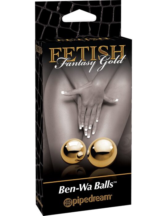 FETISH FANTASY GOLD BEN-WA BALLS - GOLD