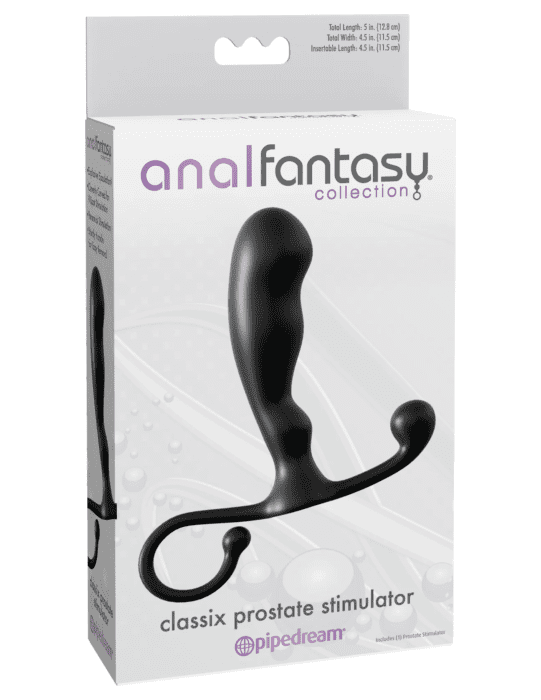 ANAL FANTASY COLLECTION CLASSIX PROSTATE STIMULATOR - BLACK - Imagen 2