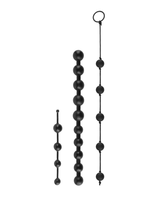 ANAL FANTASY COLLECTION BEGINNER'S BEAD KIT - BLACK