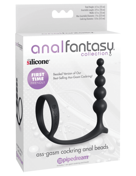 ANAL FANTASY COLLECTION ASS-GASM COCKRING ANAL BEADS - Imagen 4