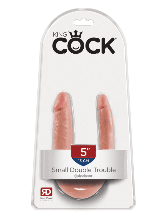 KING COCK SMALL DOUBLE TROUBLE - LIGHT - Imagen 4