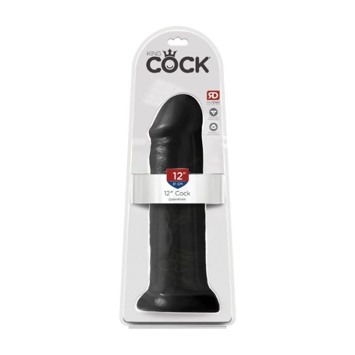 KING COCK 12" COCK - BLACK - Imagen 2