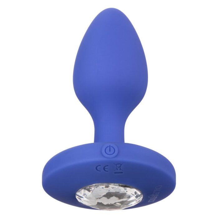 CHEEKY GEMS MEDIUM RECHARGEABLE VIBRATING PRBE - BLUE