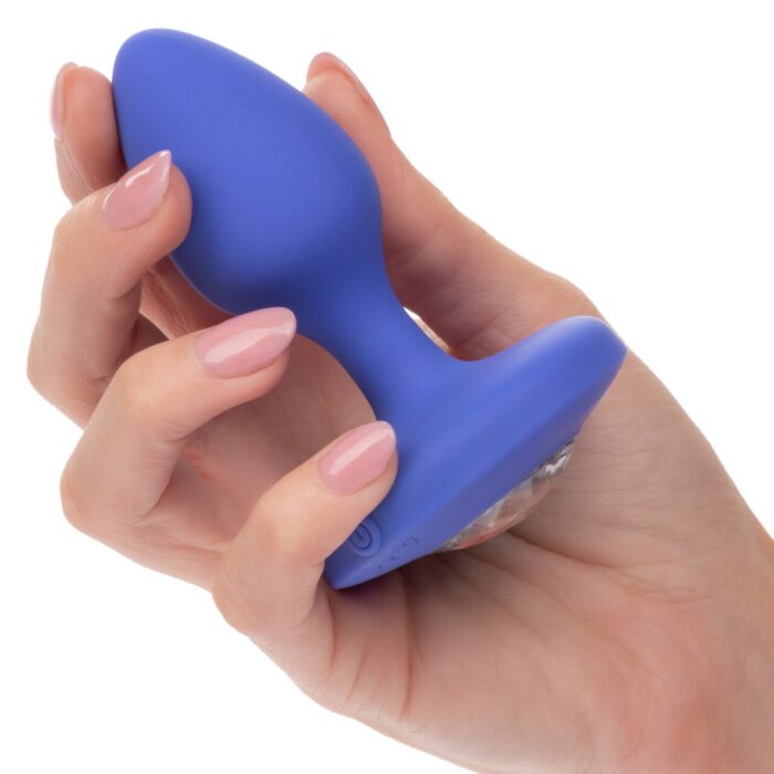 CHEEKY GEMS MEDIUM RECHARGEABLE VIBRATING PRBE - BLUE - Imagen 2
