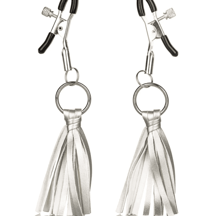 NIPPLE PLAY® PLAYFUL TASSELS NIPPLE CLAMPS - SILVER