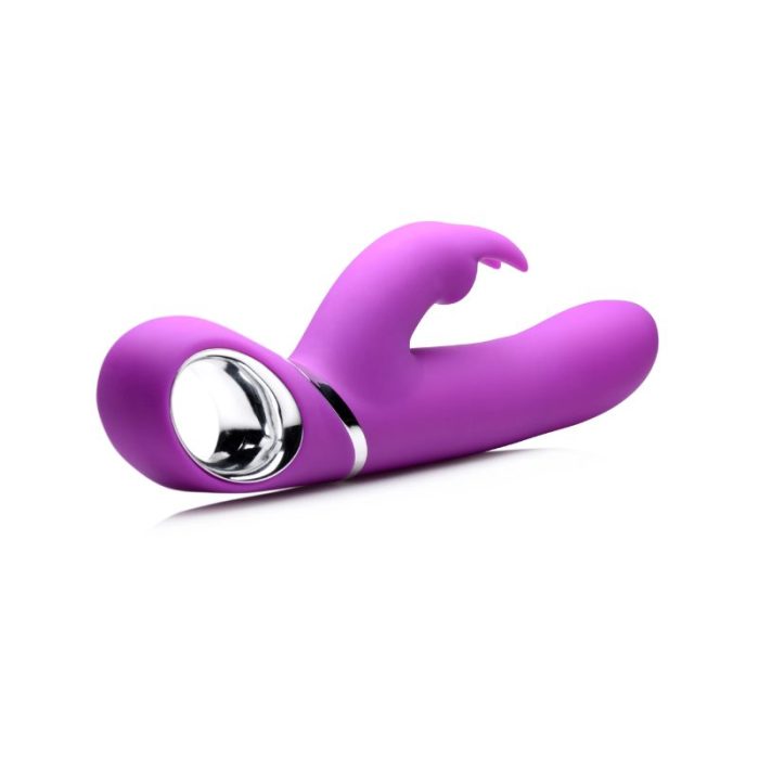 Power Bunnies Twirly Spinning Silicone Rabbit Vibrator - Purple - Imagen 4