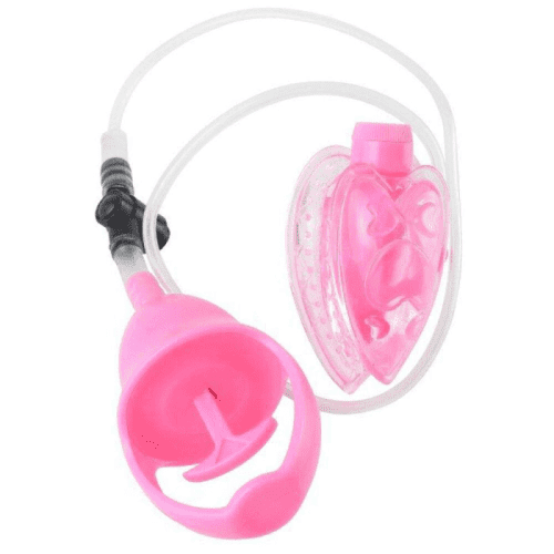 FETISH FANTASY SERIES VIBRATING MINI PUSSY PUMP - PINK