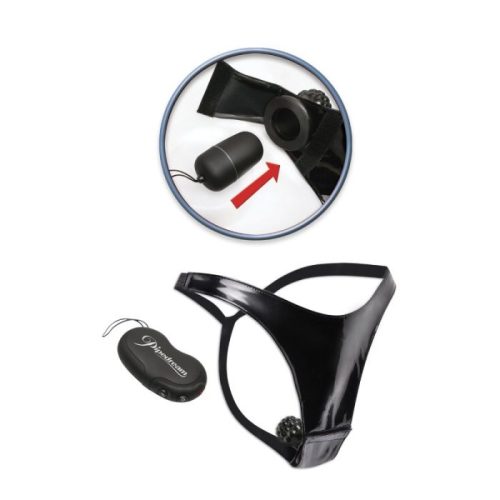 FETISH FANTASY SERIES 10 FUNCTION REMOTE CONTROL FANTASY PANTY - BLACK