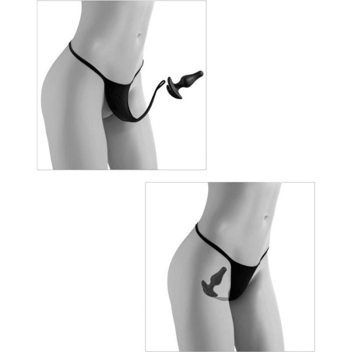 HOOKUP PANTIES REMOTE BOWTIE BIKINI - FITS SIZE XL-XXL - Imagen 4