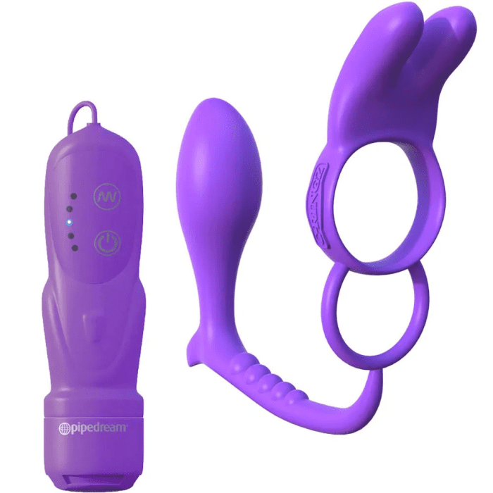 FANTASY C-RINGZ ASS-GASM VIBRATING RABBIT - PURPLE - Imagen 3
