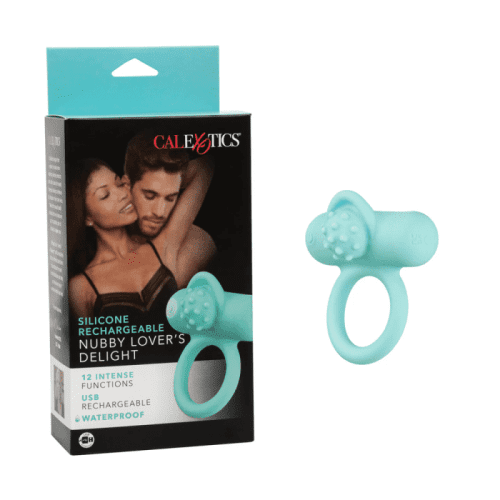 SILICONE RECHARGEABLE NUBBY LOVER’S DELIGHT