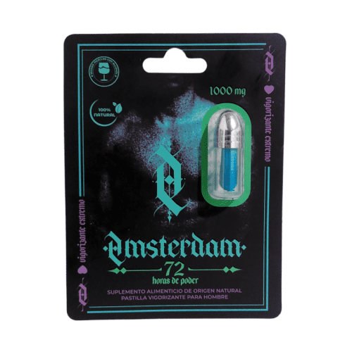 PASTILLA AMSTERDAM VIGORIZANTE MASCULINO