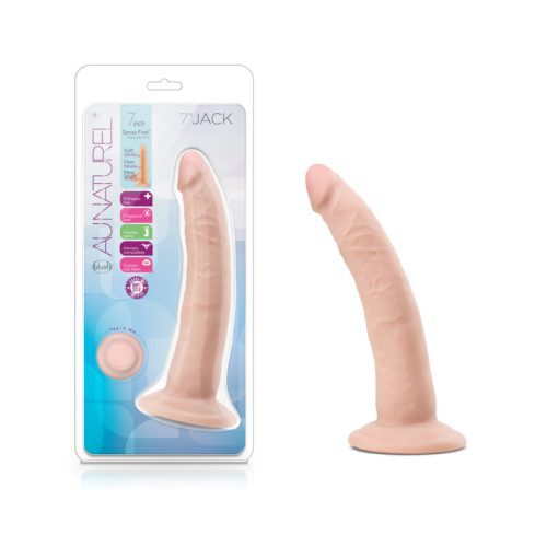 AU NATUREL - 7" SENSAFEEL DILDO - JACK - VANILLA