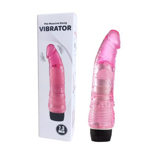 THE MASSIVE DONG VIBRATOR 7.3 INCH- ROSA