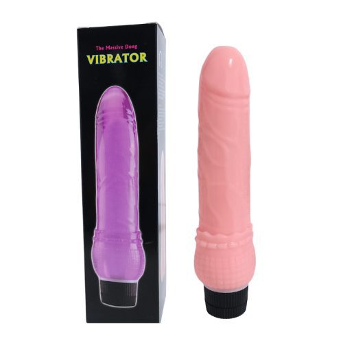 THE MASSIVE DONG VIBRATOR 8.5 INCH- FLESH